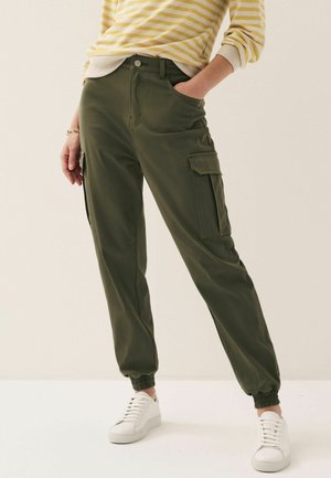 Next JOGGERS  - Siaurėjantys džinsai - khaki green