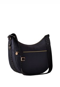 Borbonese LUNA MEDIUM CON ZIP - Cross body bag - black