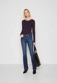 GAP CREW - Top s dlhým rukávom - navy red