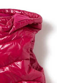OVS FULL-ZIP QUILTED WITH HOOD - Veste sans manches - fuchsia