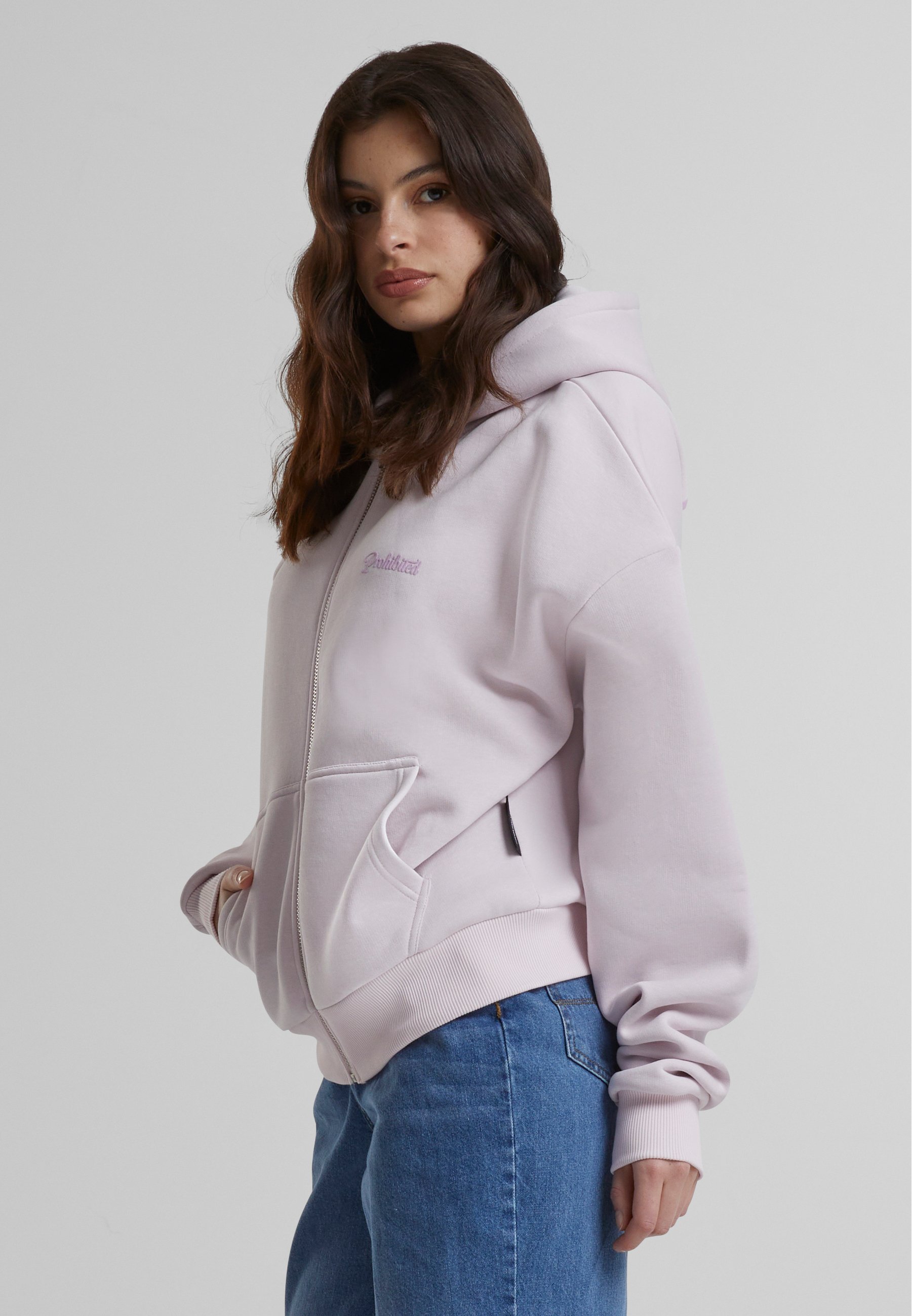 PROHIBITED Sweatjacke - orchidee/rosa - Zalando