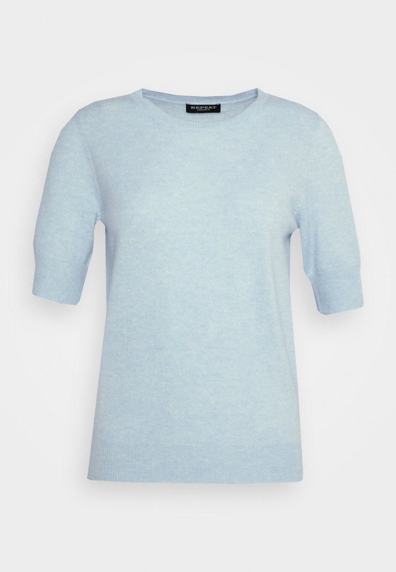 Repeat T-shirt básica - light blue