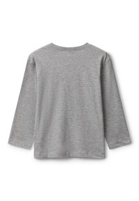 United Colors Of Benetton T-Shirt Bambino Grigia 120 Cm, In Cotone Biologico Con Logo Multicolor
