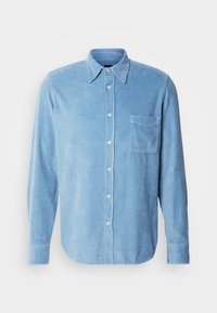 Unselected, open blue