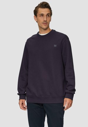s.Oliver AUS MIT LOGO-DETAIL - Sweatshirt - aubergine