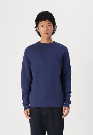 SLHDANE STRUCTURE CREW NECK - Pullover - oceana