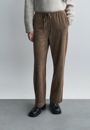 JOANNI - Nahkahousut - chocolate chip