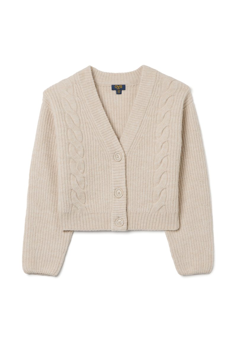 OVS V-NECK - Gilet - light beige