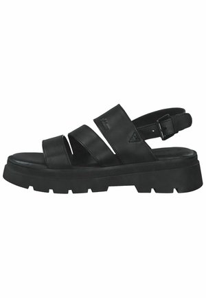 s.Oliver, Sandales à plateforme - black