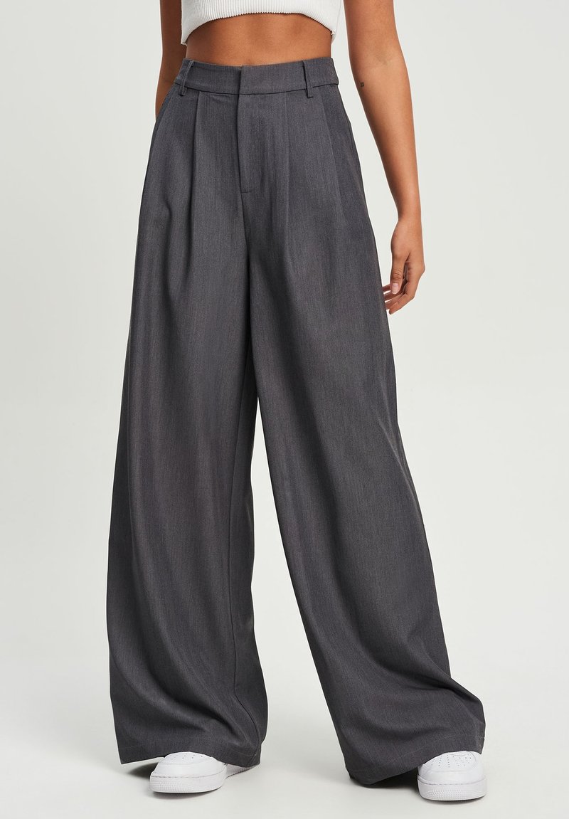 CALLI ISLA - Pantaloni - charcoal grey