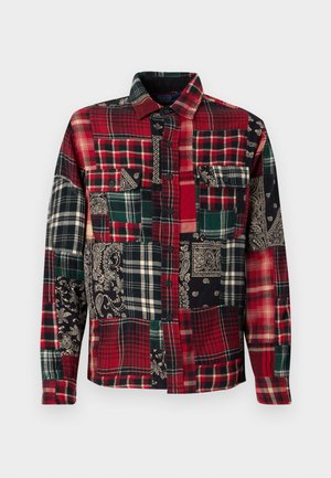 LONG SLEEVE SHIRT - Pluus - black/red