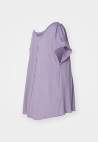 Puma MATERNITY STUDIO OVERSIZED TEE - Športne majice - pale plum