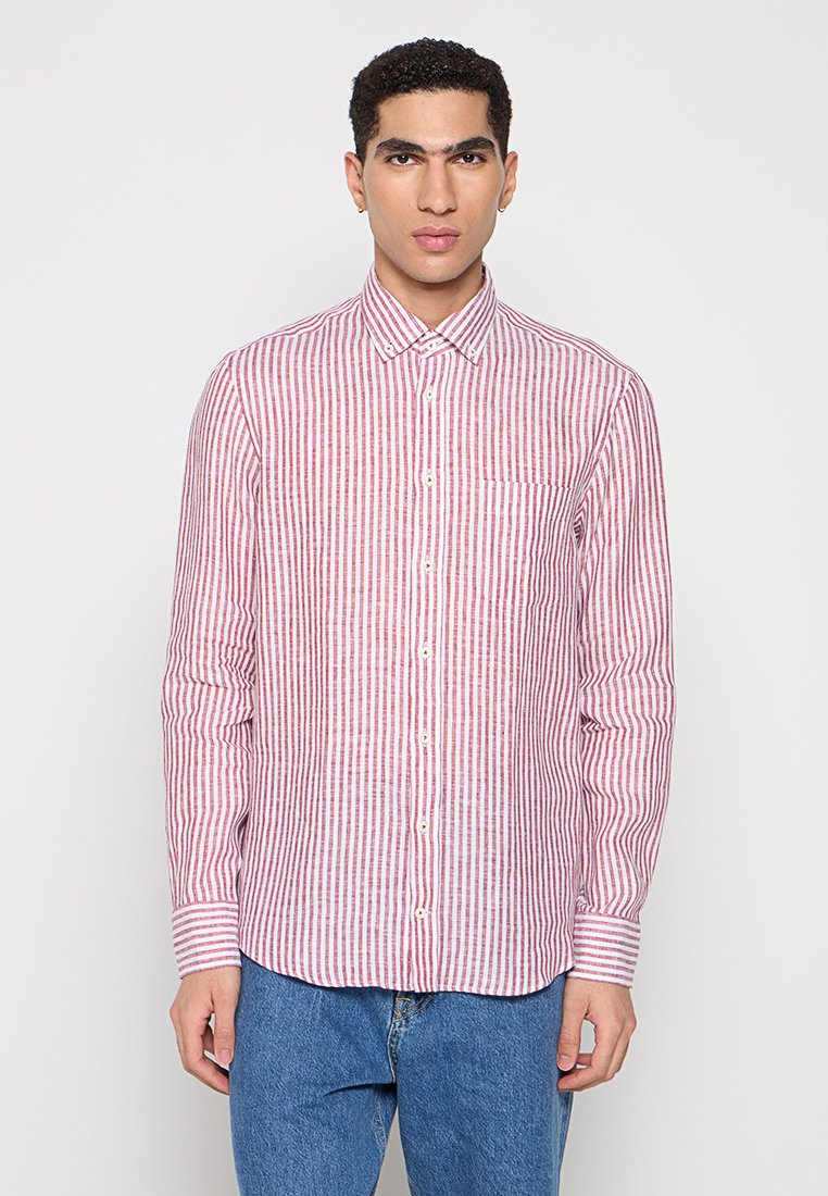 van Laack Overhemd (rood)paars