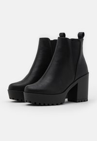 Even&Odd Wide Fit Botines bajos - black