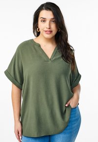 Zizzi Bluza - thyme
