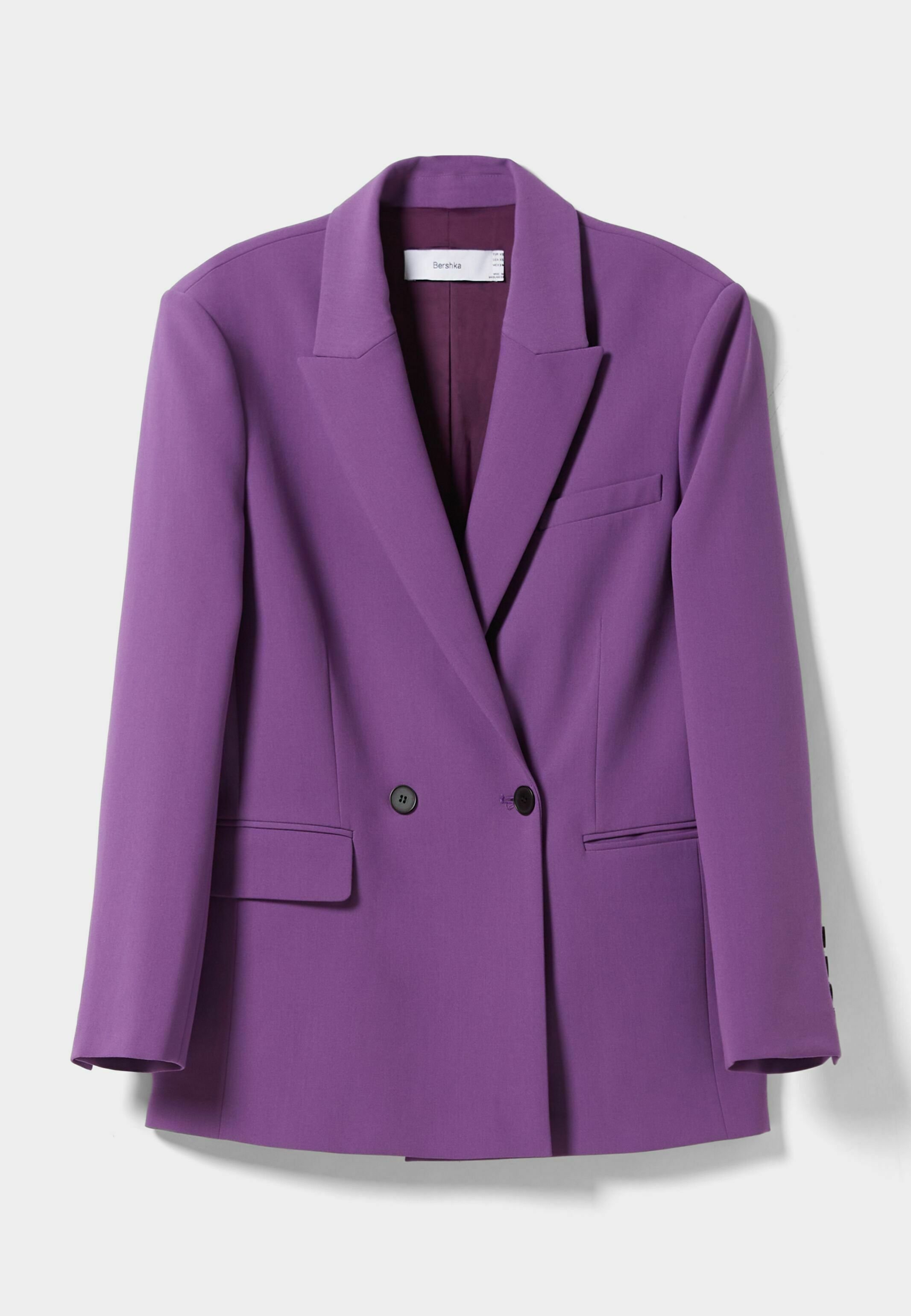 Bershka TAILORED WITH BUTTONS - Blazer - purple/paars - Zalando.nl