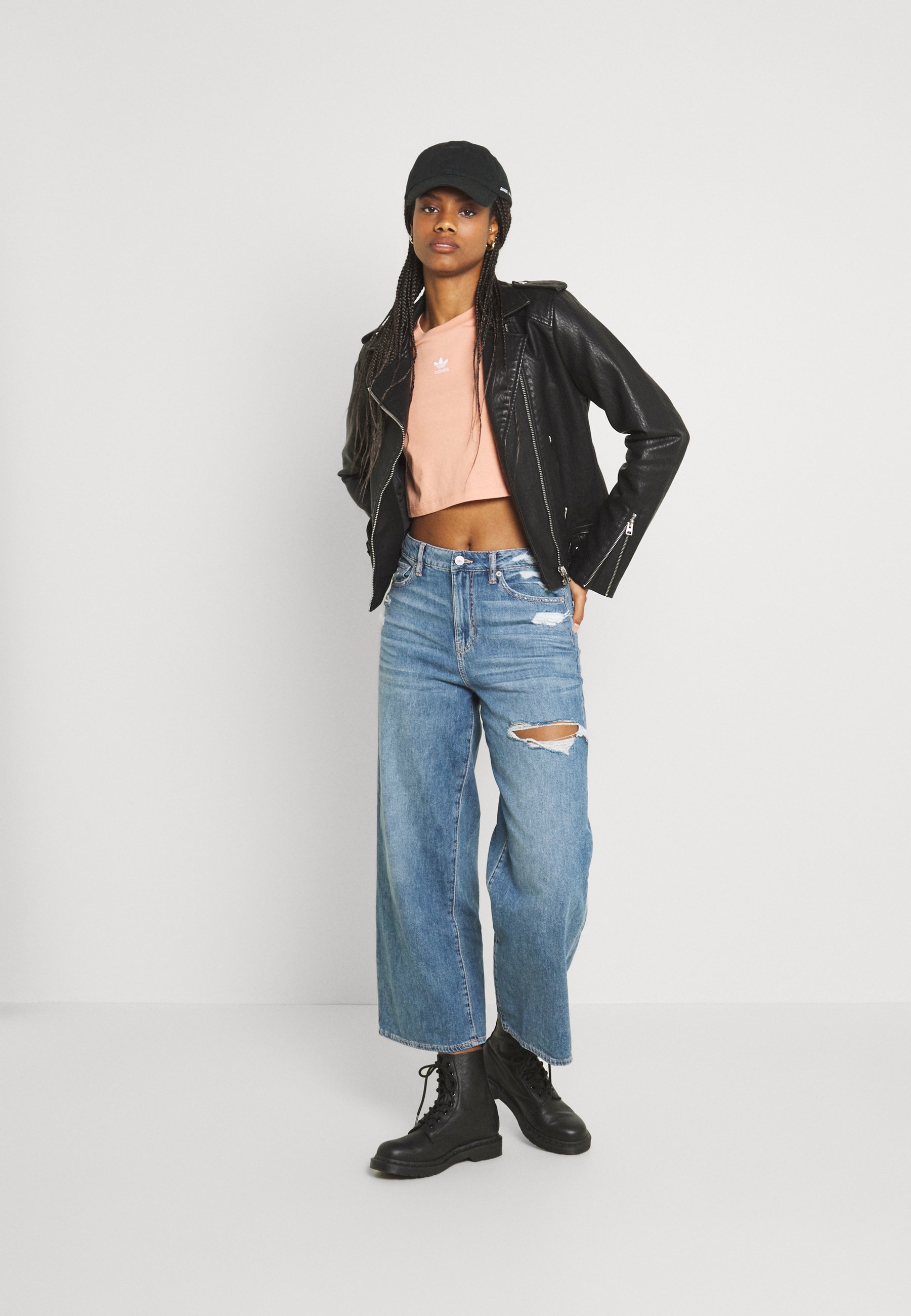 American Eagle WIDE LEG CROP - Tiesaus 