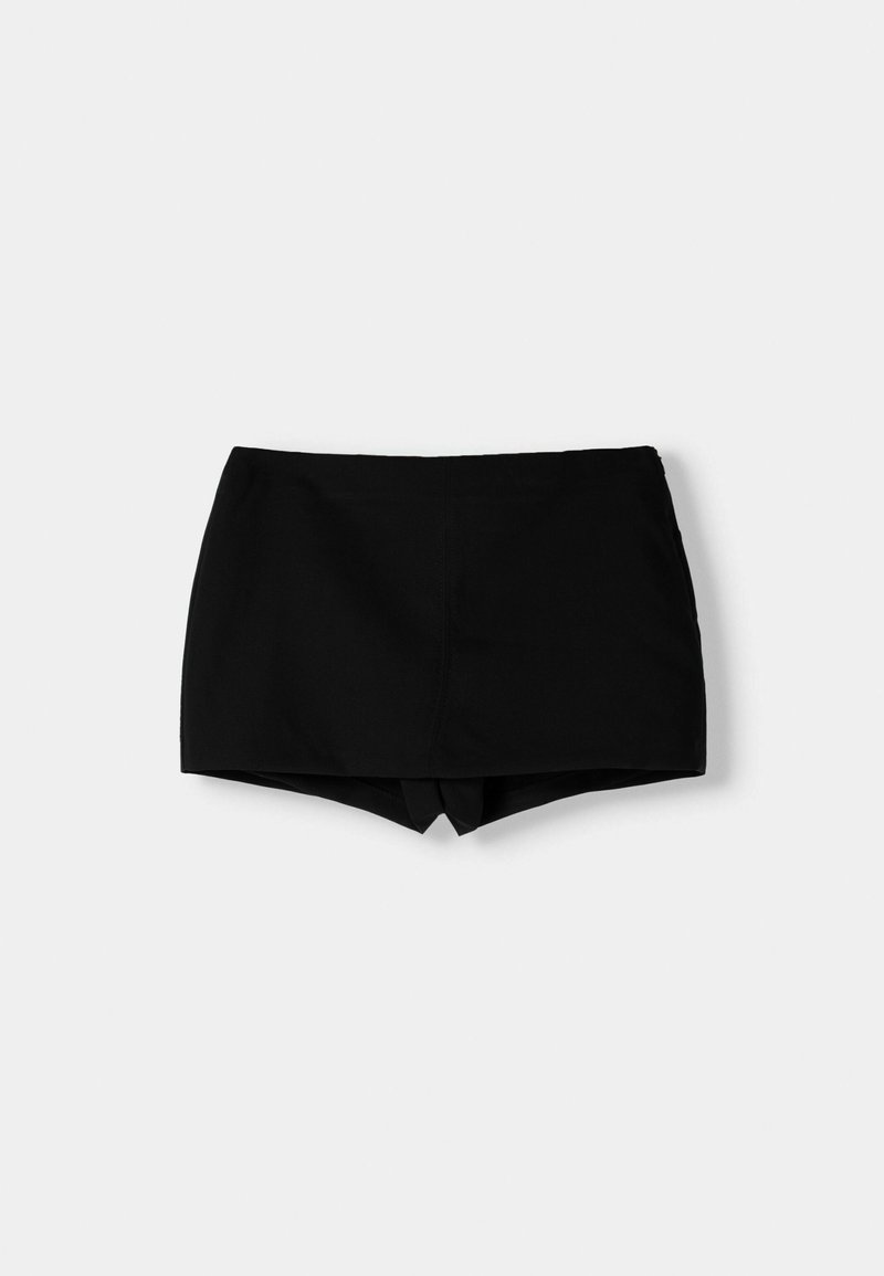 Bershka Shorts zwart denim/blackdenim Bershka Shorts zwart denim/blackdenim