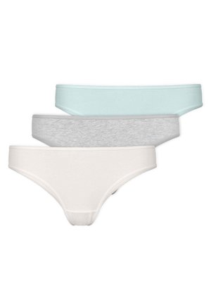 3PACK - String - hellgrau/ hellblau /creme