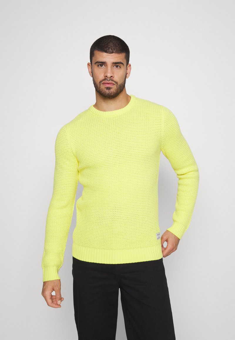 Jack & Jones JCODALTON CREW NECK - Camisola - celandine