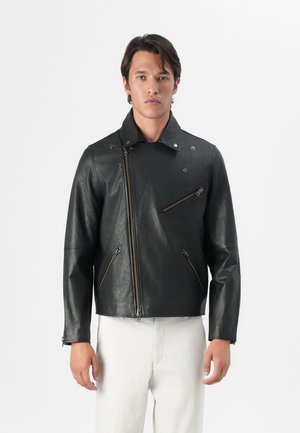 Samsøe Samsøe COBAIN BIKER JACKET - Kožnata jakna - black