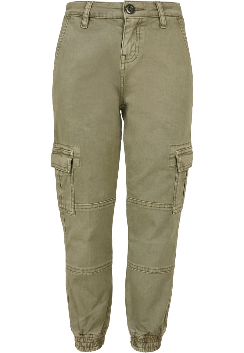 Urban Classics - WASHED TWILL JOGGING - Pantaloni cargo - olive, Ingrandire