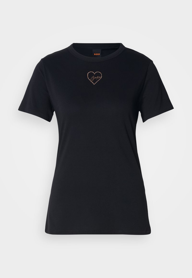 BOSS ELOGO - T-shirt basic/czarny - Zalando.pl