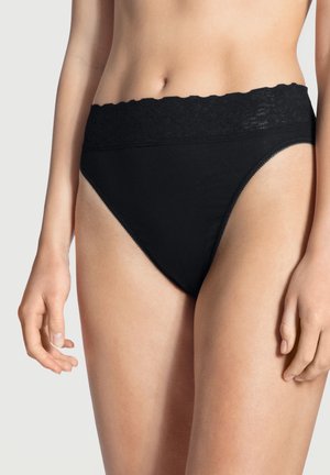 Calida, ICONICS JAZZPANT, 2ER-PACK - String - schwarz