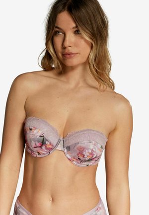 FLORAL CLEAR REGULAR FIT - Sutien cu armătură - pink floral