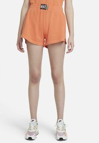 WASH  - Rövidnadrágok - atomic orange/black