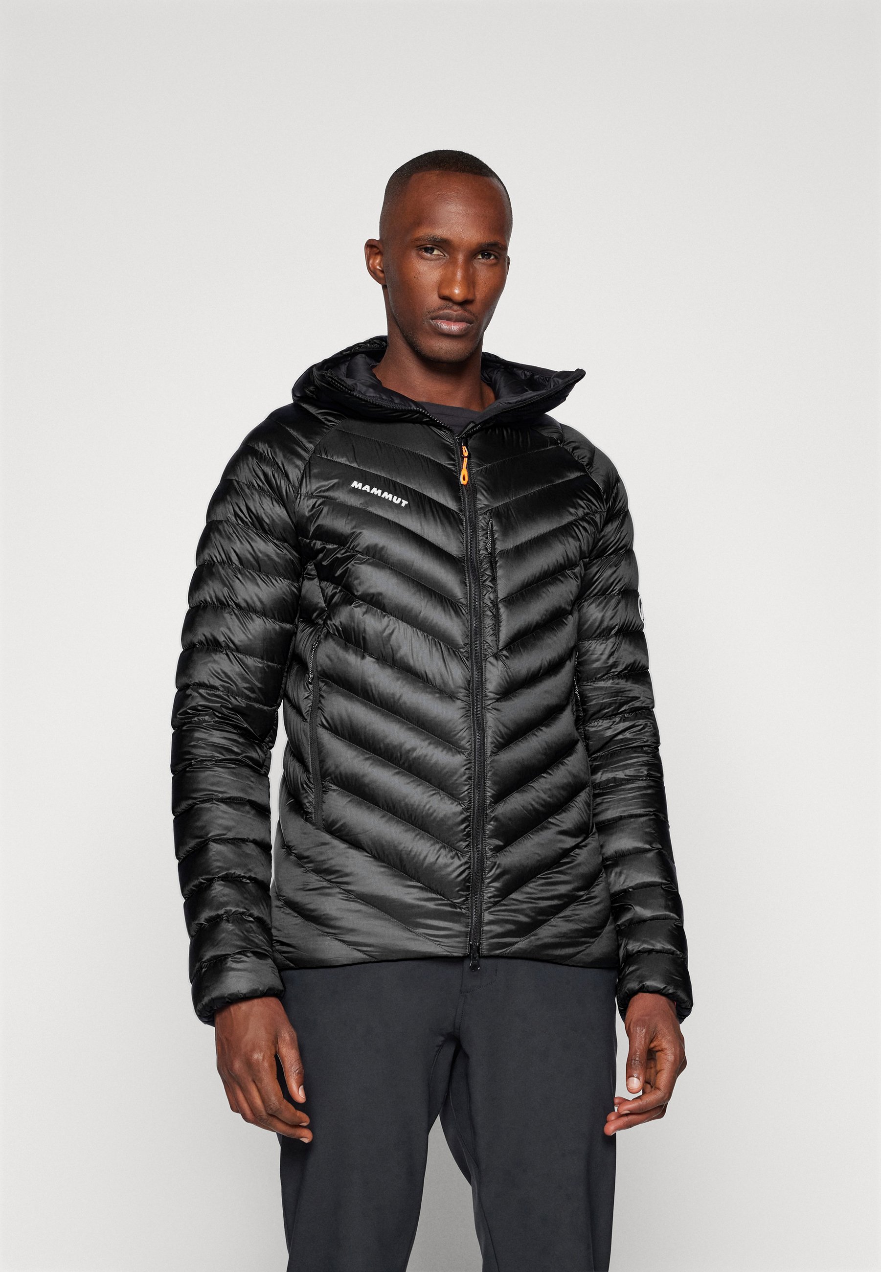 Mammut BROAD PEAK HOODED - Down jacket - black - Zalando.co.uk