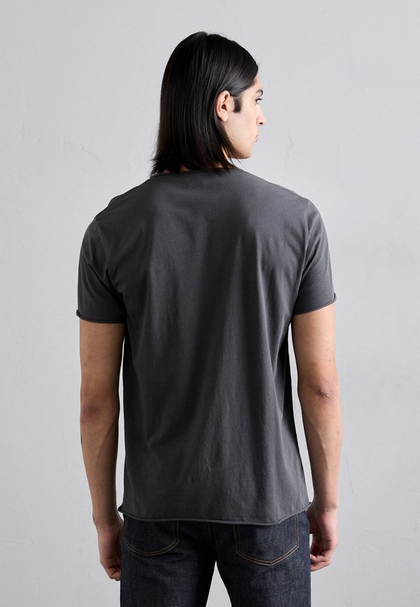 ROLL NECK TEE - Basic T-shirt - charcoal3