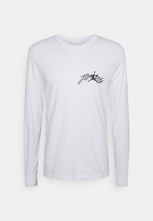 AIR CREW - Maglietta a manica lunga - white/black