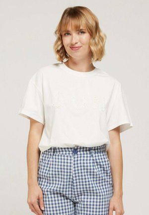 SUN - T-shirt imprimé - ecru