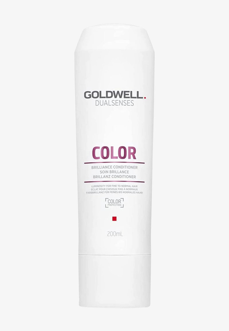 Après-shampoing Goldwell Dualsenses Color Brilliance 200 ml pour cheveux fins à normaux avec protection de la couleur.