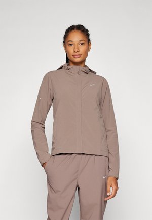 Nike Performance SWIFT  - Windbreakers - mink brown/reflective silver