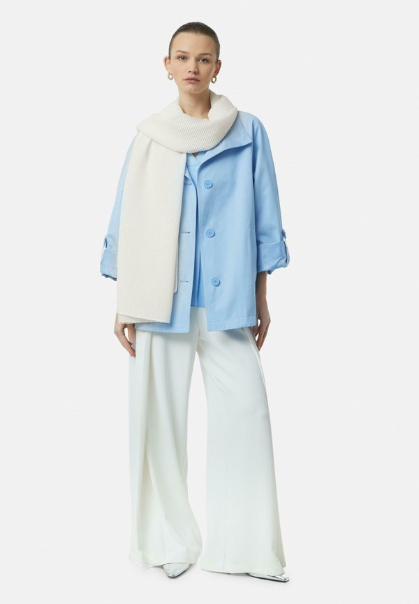 PLISSIERTER MIT GLITZER - Schal - ecru