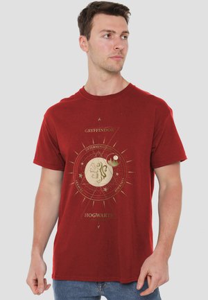Cotton Soul, HARRY POTTER MYSTICAL GRYFFINDOOR SIGN - T-Shirt print - red
