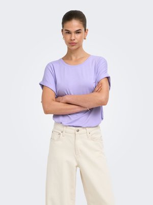 ONLY ONLMOSTER S/S O-NECK TOP NOOS JRS - T-shirts basic - lavender