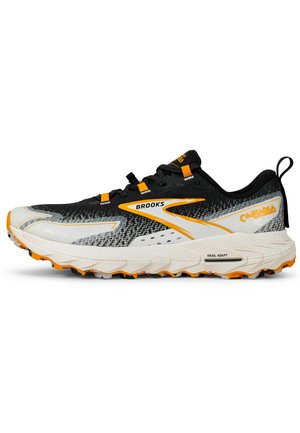 CASCADIA 18 - Trail running shoes - black blue wash orange