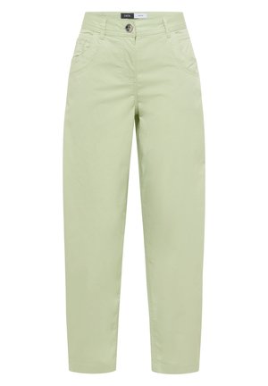 Cecil, BARREL LEG HOSE IN PAPERTOUCH QUALITÄT - Broek - raw matcha lime