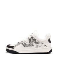 Ed Hardy WAVES - Baskets basses - white/black