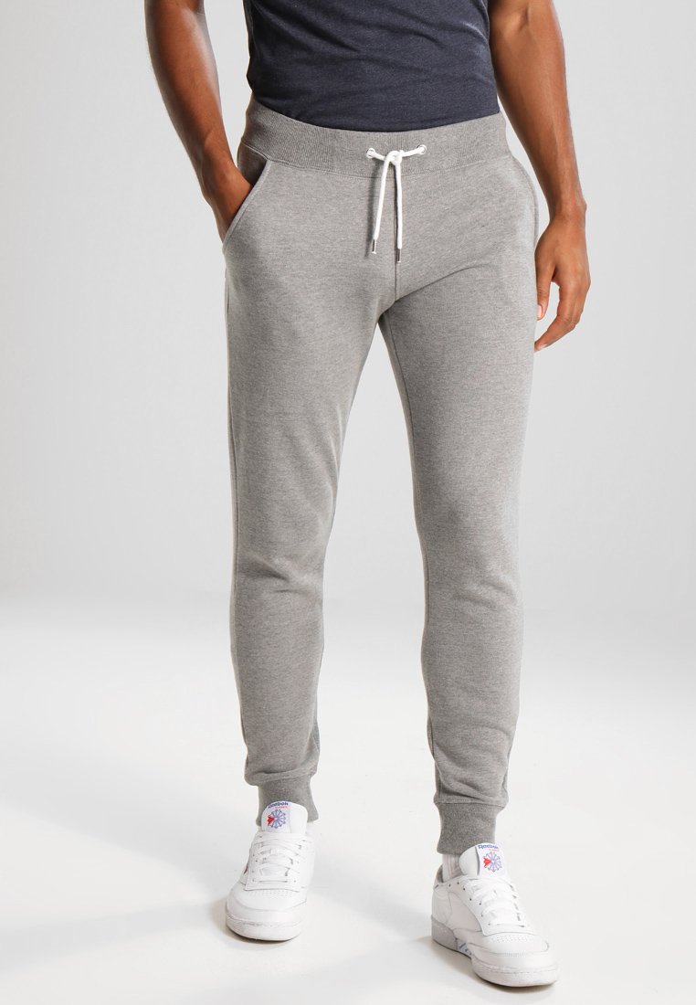 YOURTURN Tracksuit bottoms light grey melange/mottled light grey
