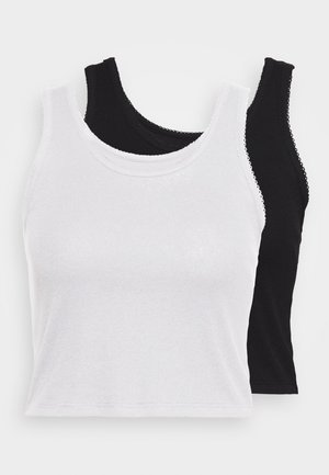 2 PACK - Topper - black/white
