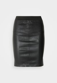ANNA - Gonna di pelle - black