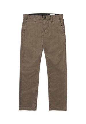 Volcom, CHINO TROUSERS FRICKIN MODERN STRET - Pantalon classique - mushroom