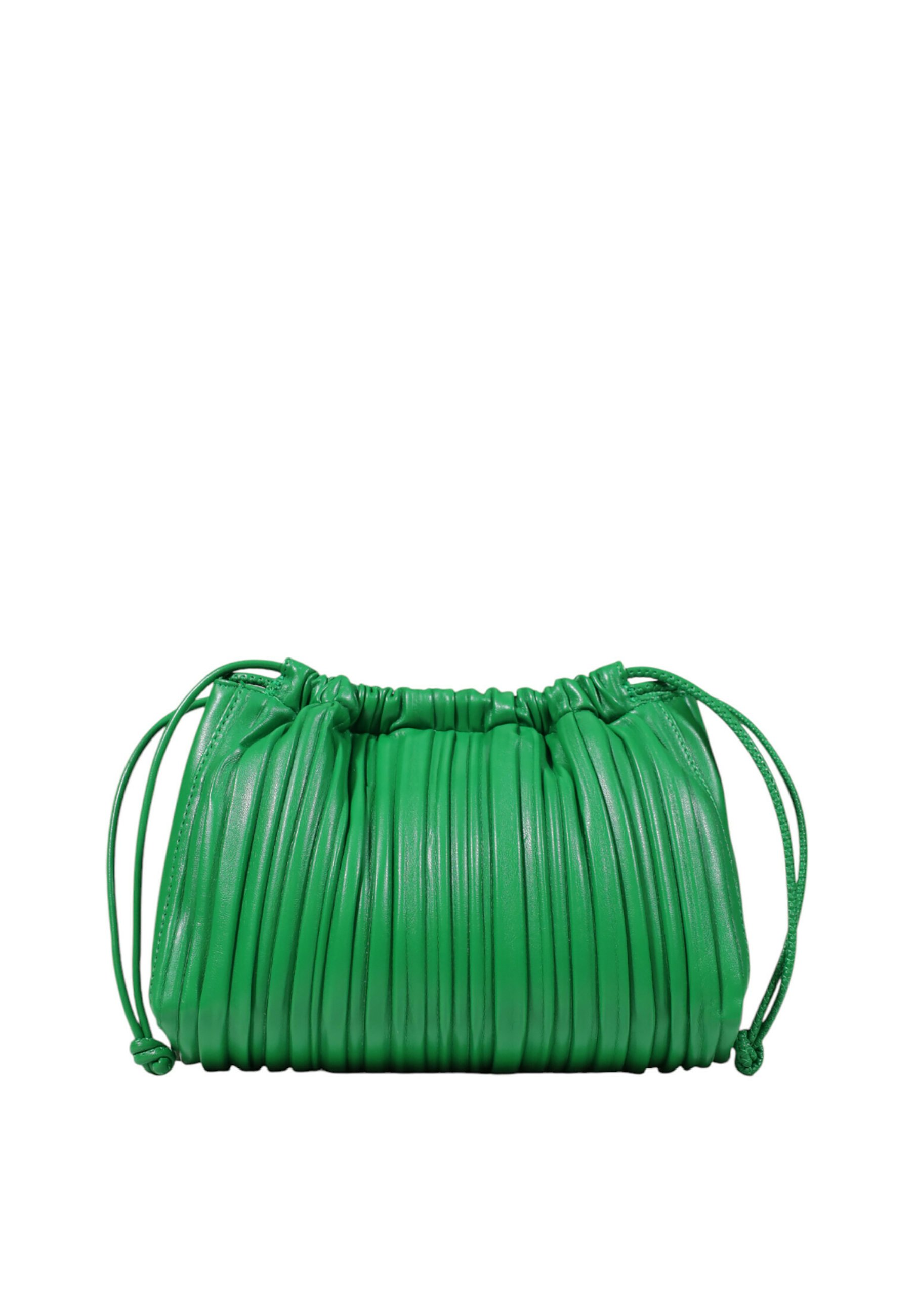 Calvin Klein DRAWSTRING PLISSE - Cross body bag - green