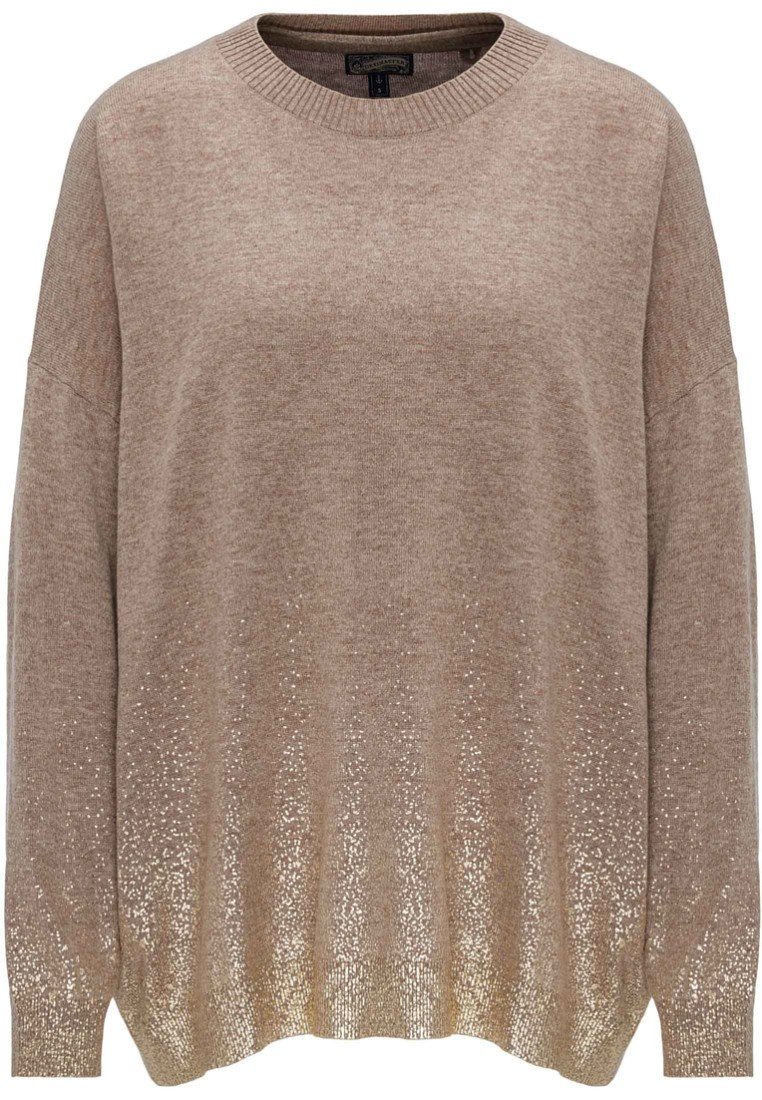 dreimaster Sweater gemêleerd bruin