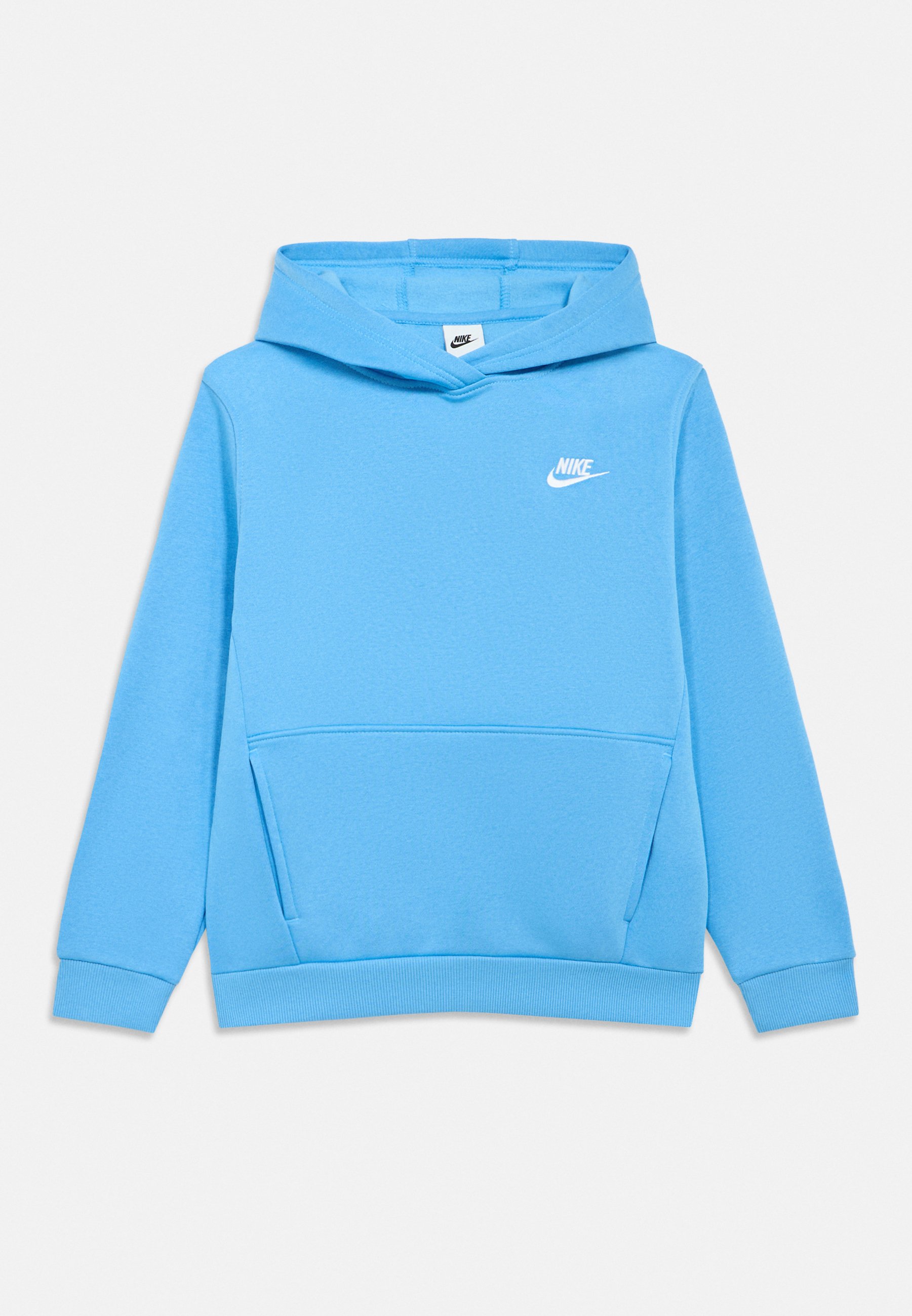 blue nike funnel neck hoodie