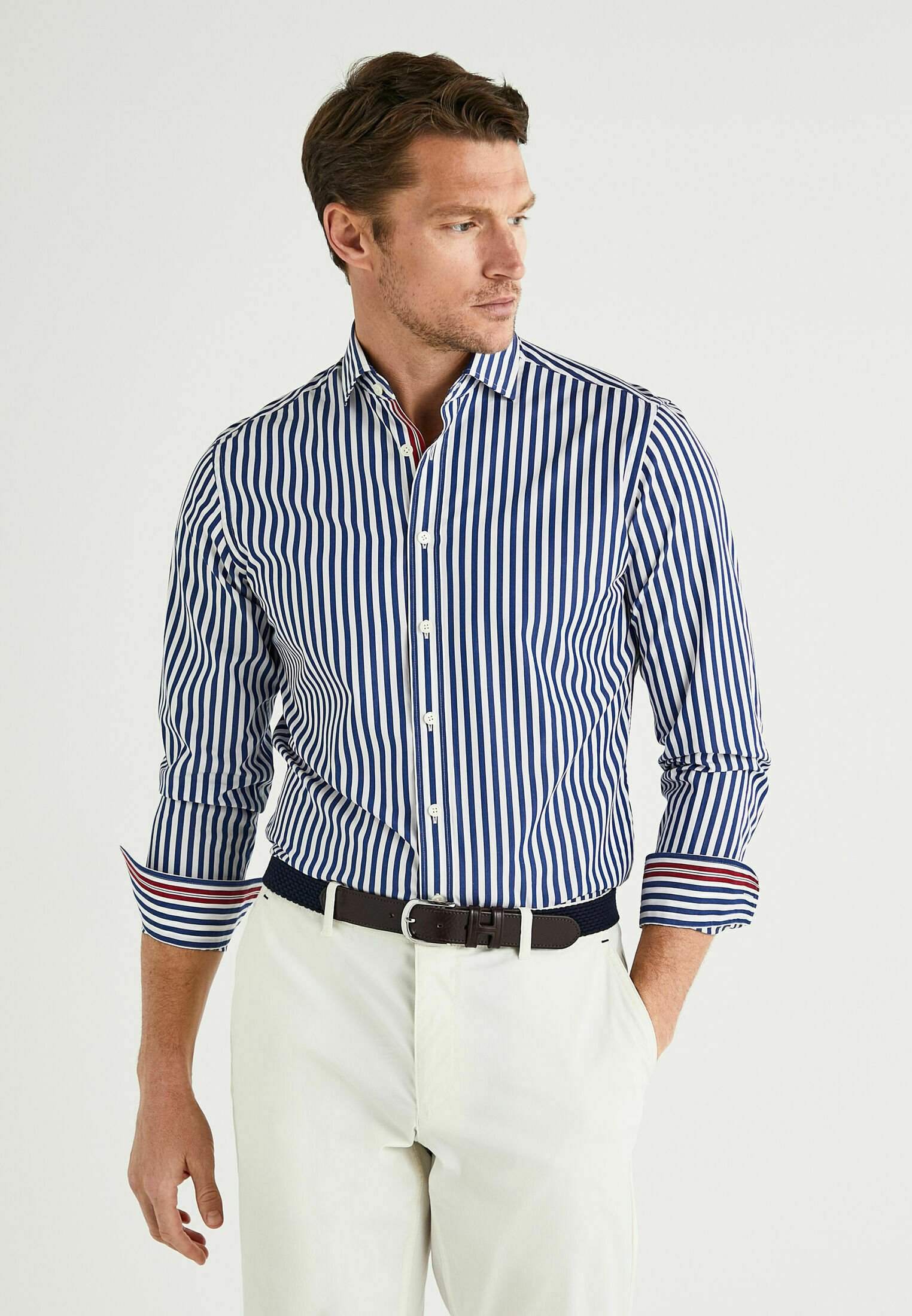 Hackett London Camisa Mini Fishes Navy | Mauro Colección Hombre